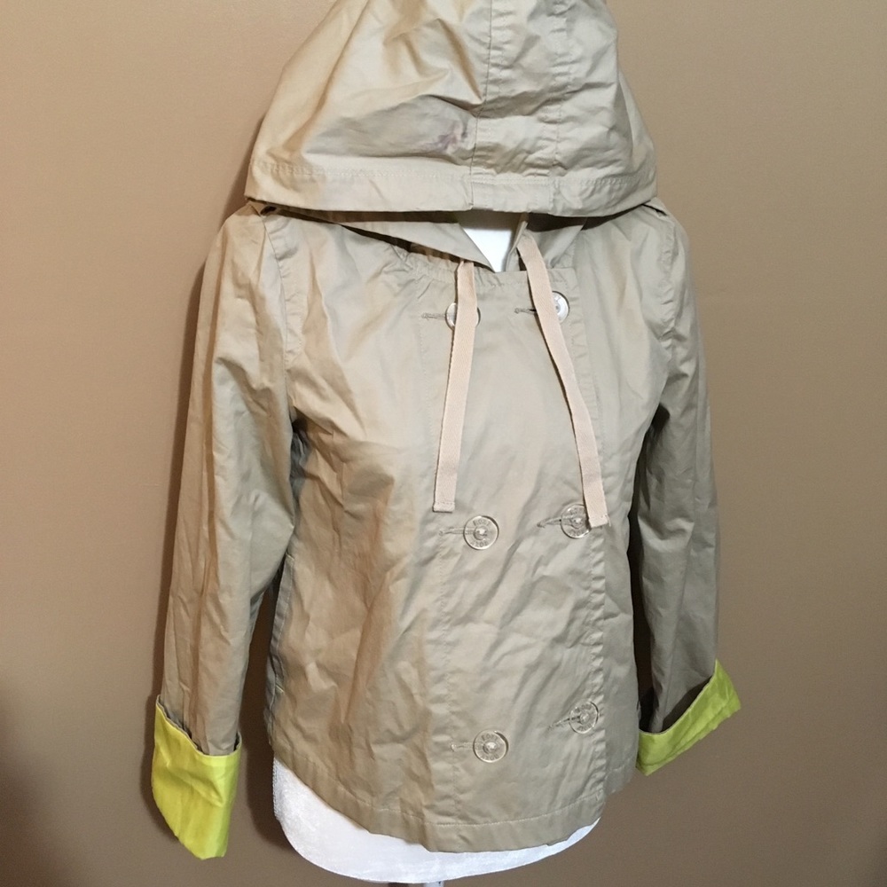 Roxy Cropped Rain Jacket Hooded